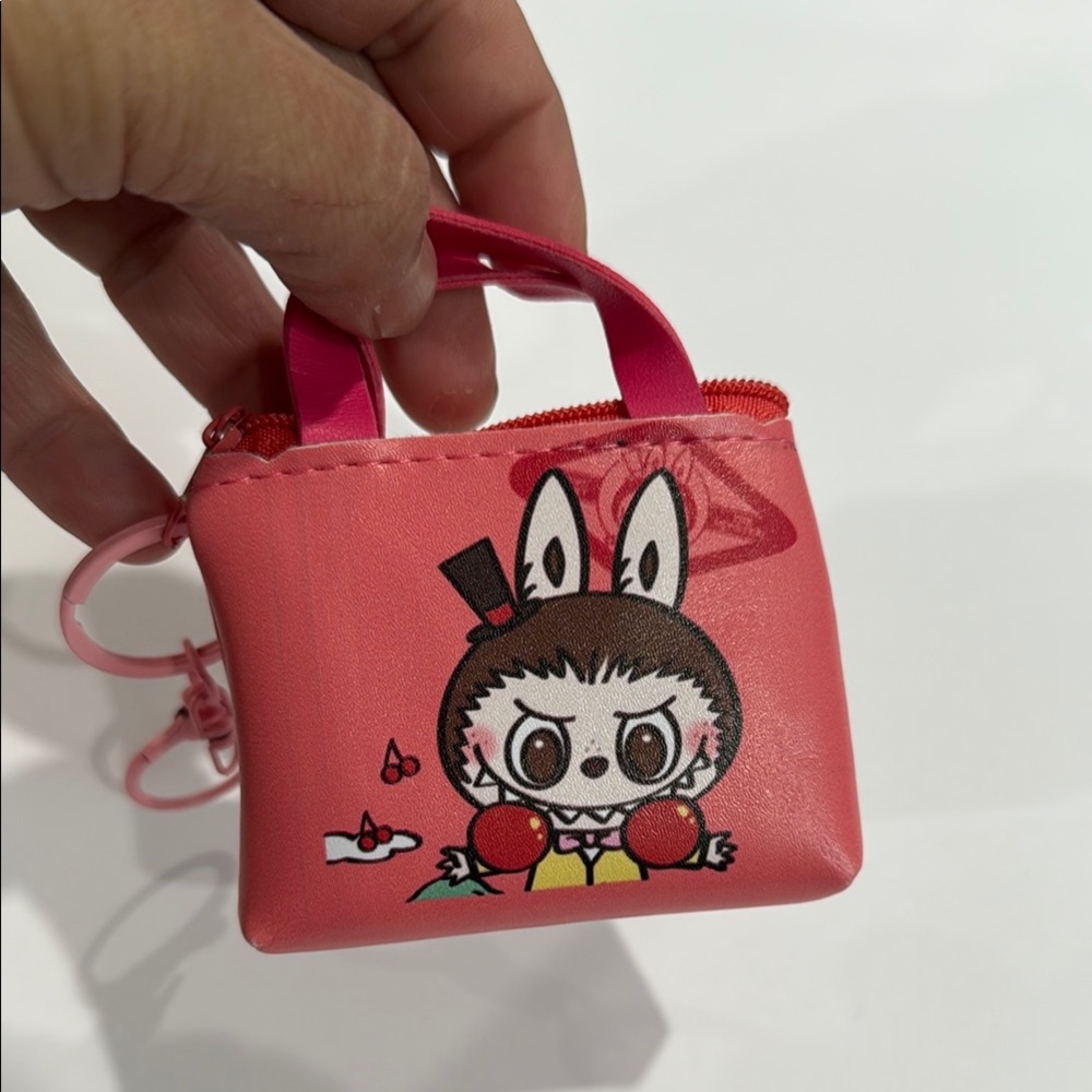 Labubu Mini Tote Coin Bag and Keychain - Picture 4 of 6